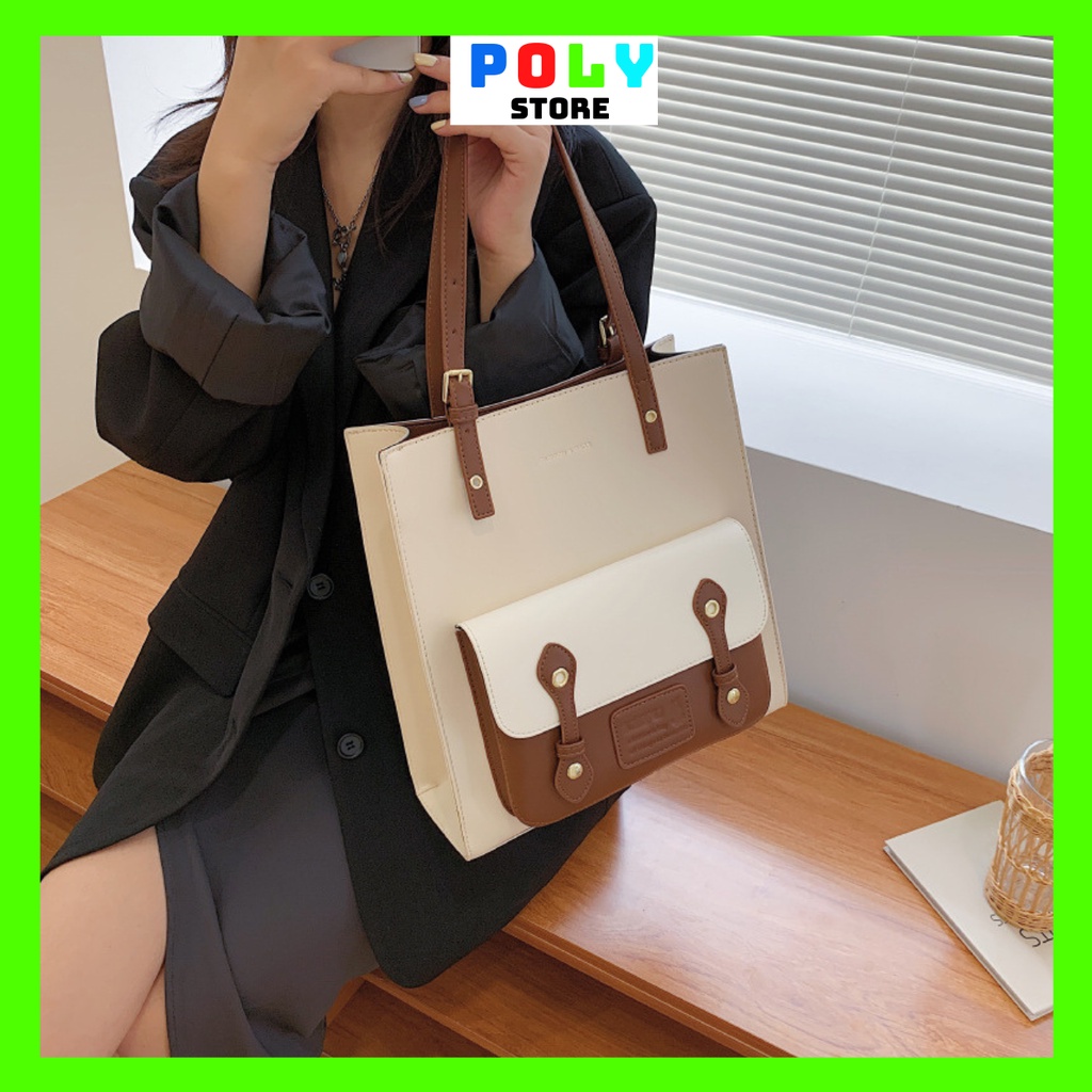 túi xách nữ đẹp thời trang công sở,túi tote da cao cấp ,size 30,HQ49,poly store