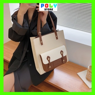 túi xách nữ đẹp thời trang công sở,túi tote da cao cấp ,size 30,HQ49,poly store