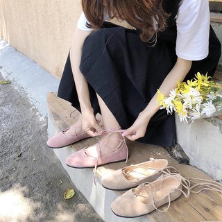 giày búp bê nữ buộc dây
