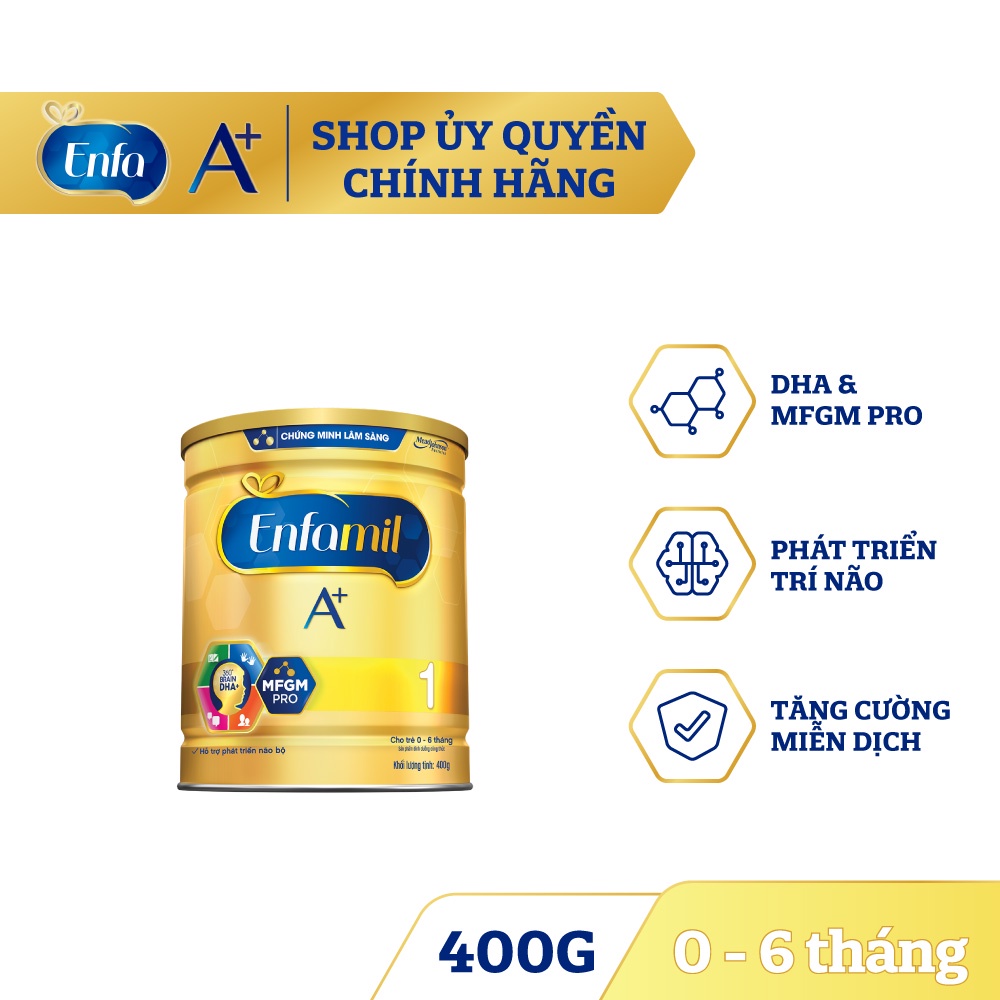 Sữa bột Enfamil A+ 1 Neuropro - 400g