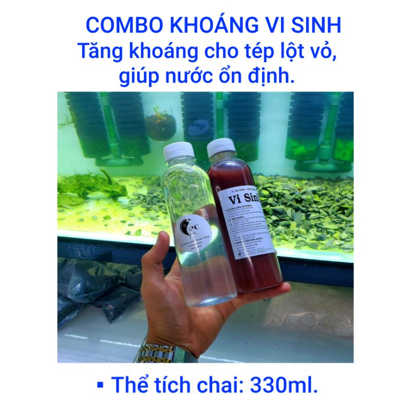 Bộ vi sinh kèm khoáng dành cho hồ tép cảnh