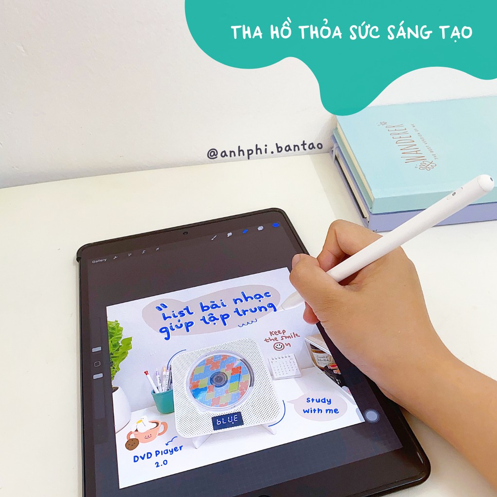 [Bảo hành 6 tháng] Bút Cảm Ứng Stylus Pencil Gen 2 Cho Máy Tính Bảng
