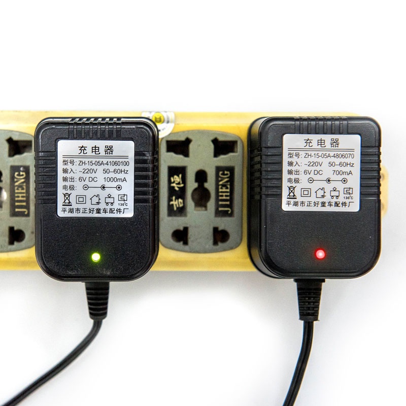 Sạc pin xe ô tô điện trẻ em - xe máy điện - 6v