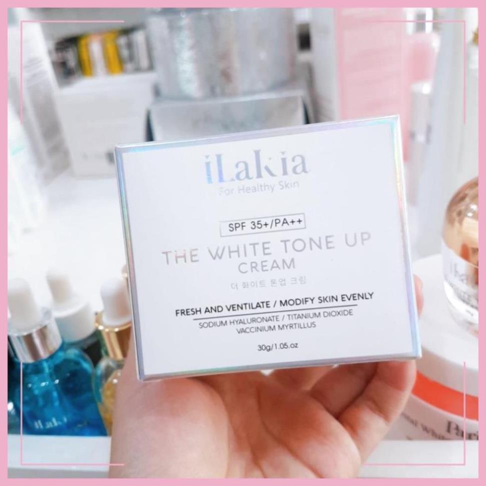 Kem Dưỡng Trắng Da Ban Ngày_The White Tone up Cream Ilakia 30gr [Tặng khẩu trang Hamita] | BigBuy360 - bigbuy360.vn