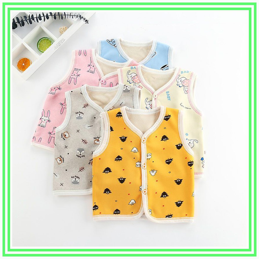 Áo Gile Nỉ Lông Cho Bé