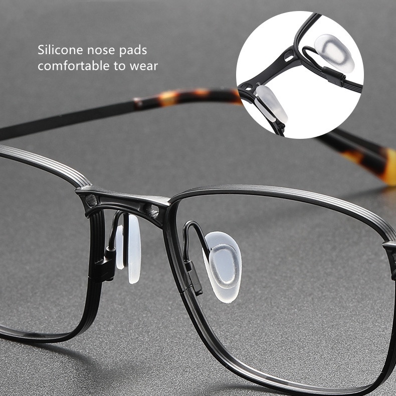 Ta.vat Mắt Kính Gọng Titan Nguyên Chất Hình Chữ Nhật Phong Cách Retro Cho Nam RLT5890