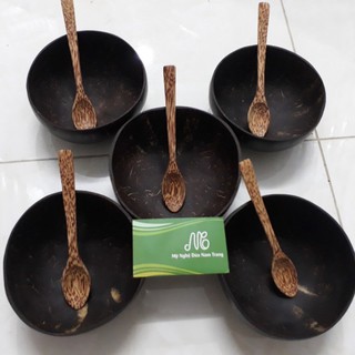 Muỗng gỗ dừa cafe 17cm