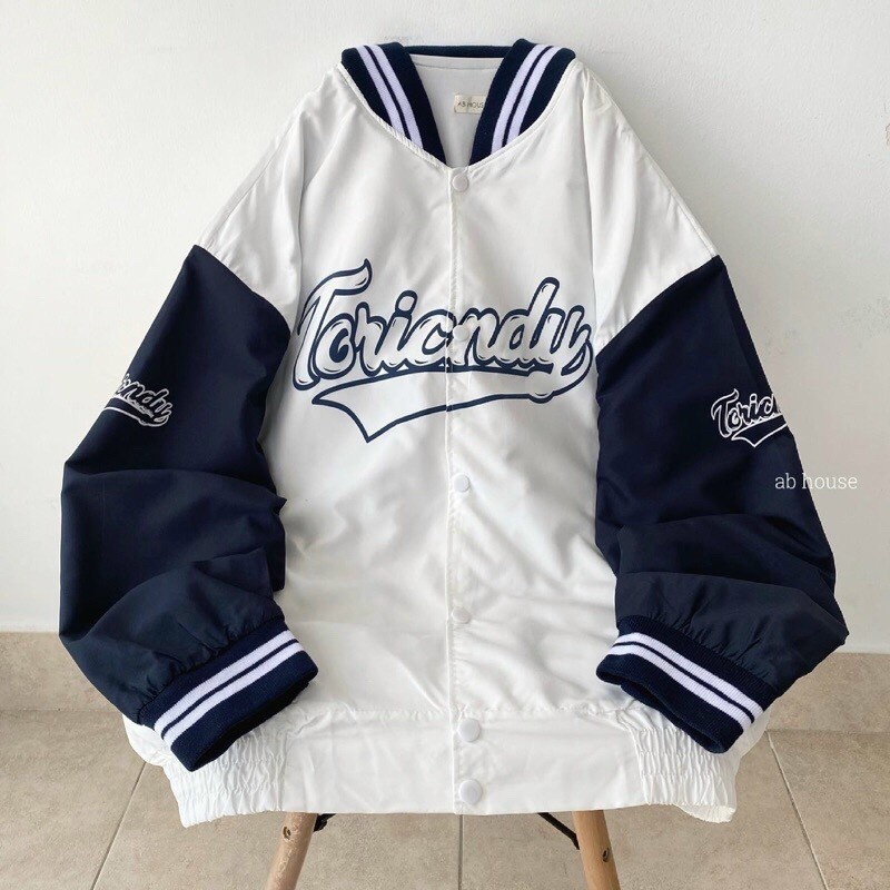 Áo Khoác Bomber Nữ Form Rộng In Chữ Mẫu Mới Hot Trend