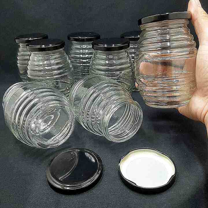 Hũ thủy tinh đựng mật ong 350ml