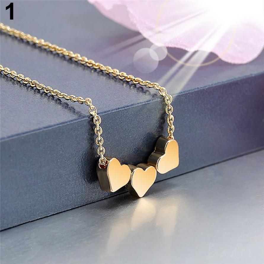 Dây chuyền mặt 3 hình trái tim