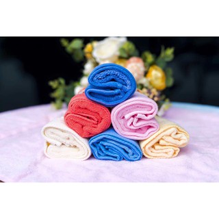 Sét 10 khăn mặt Sợi tre cao cấp