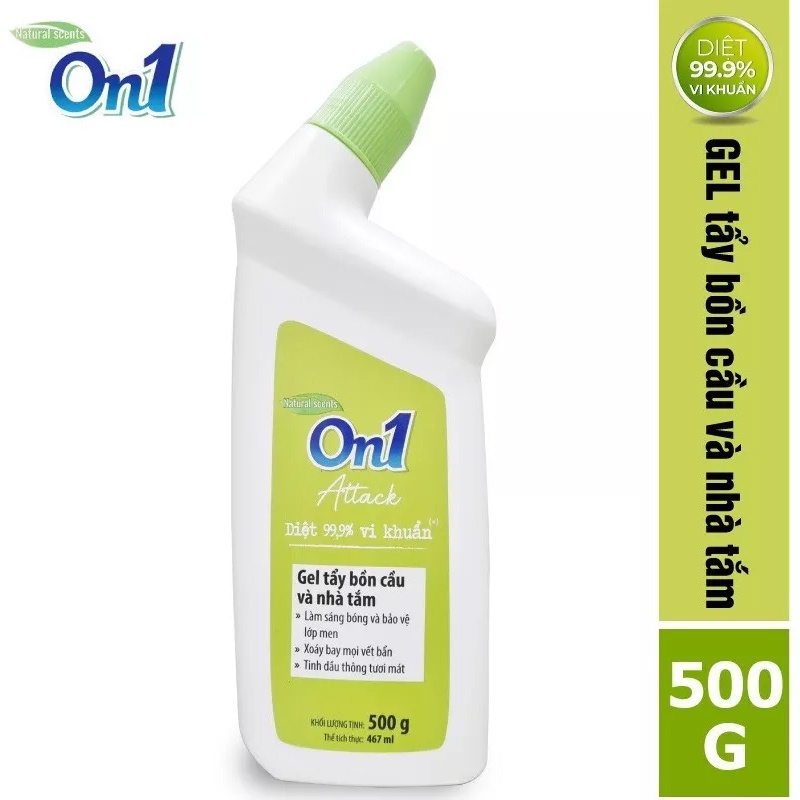 Gel Tẩy Bồn Cầu Và Nhà Tắm On1 Attack 500g