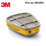 Bộ Mặt Nạ Phòng Độc 3M 7501 Kèm Theo Phin Lọc 3M6003 - Phun Thuốc Sâu, Chống Hóa Chất ,Phun Sơn ( China )