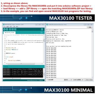 Mô Đun Cảm Biến Đo Nhịp Tim Max30100