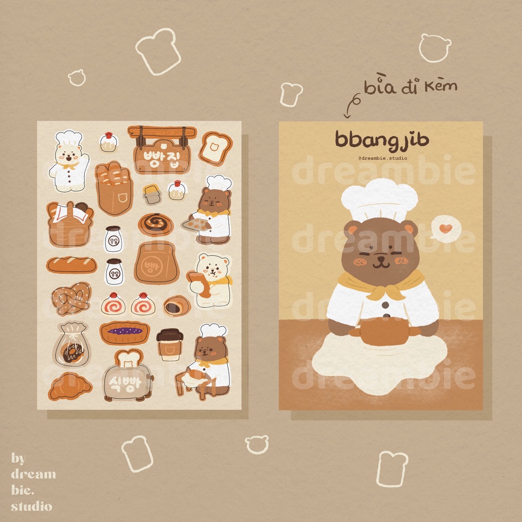 Dreambie | bbang-jib sticker sheet