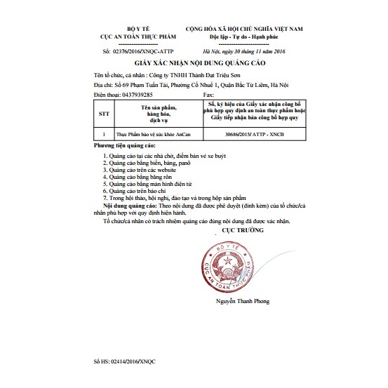 [Chính Hãng Triso]  Ancan Thực Phẩm Bảo Vệ Sức Khỏe Hỗ Trợ Điều Trị Ung Thư U Bướu Người Mắc Bệnh Mãn Tính