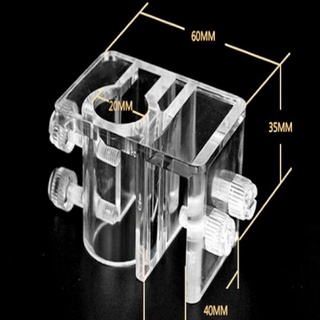 Kẹp Mica Giữ Ống IN OUT - Cho Bể Thủy Sinh