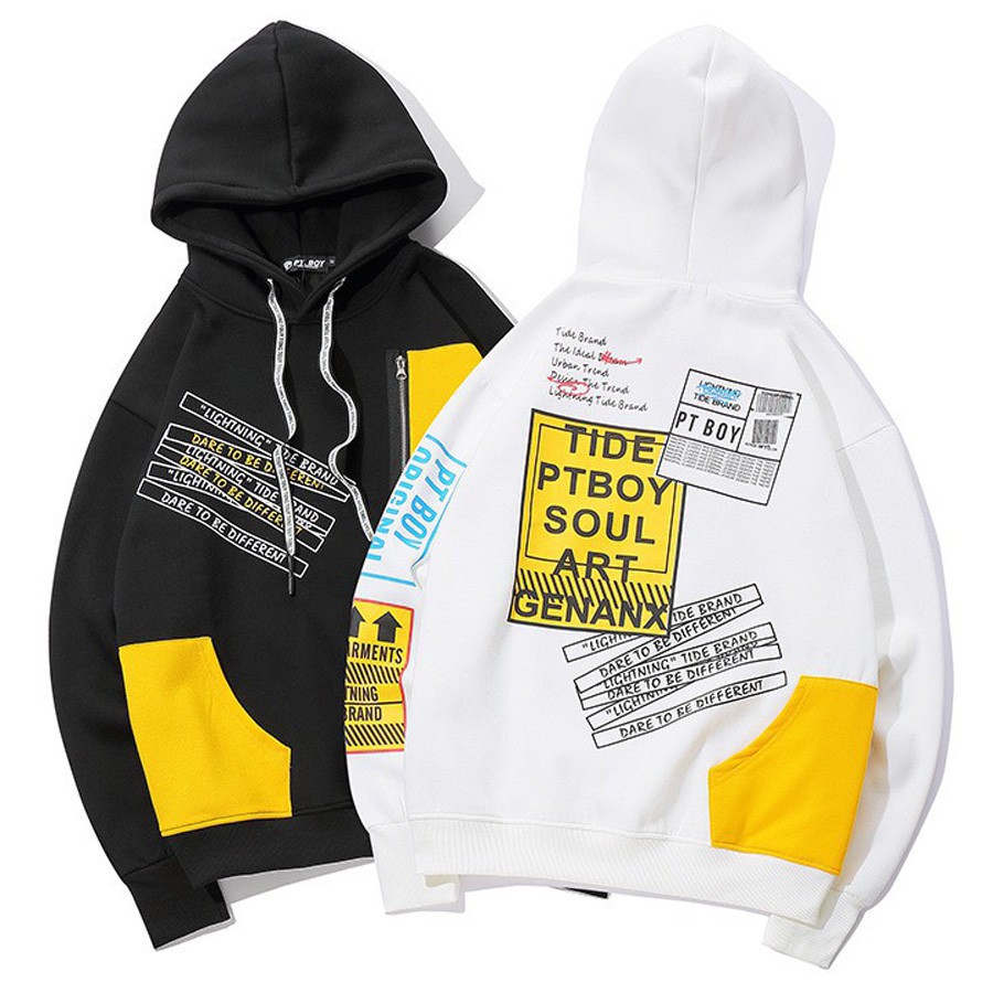 ÁO HOODIE NỈ NGOẠI Phối Zip - HD750 | BigBuy360 - bigbuy360.vn