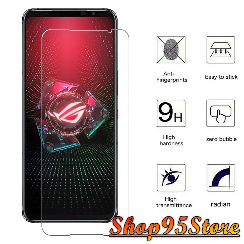Cường lực Asus Rog Phone 5 / Rog Phone 5 pro trong suốt ( tặng keo chống hở mép )