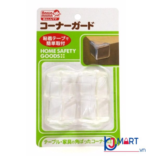 Set 4 bịt (bọc) cạnh bàn silicon - Nhật Bản