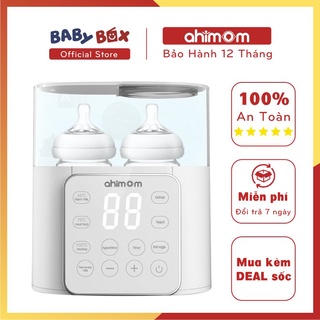 Máy hâm sữa Ahimom Duo Lux - máy tiệt trùng hâm sữa đôi đa năng - Babybox