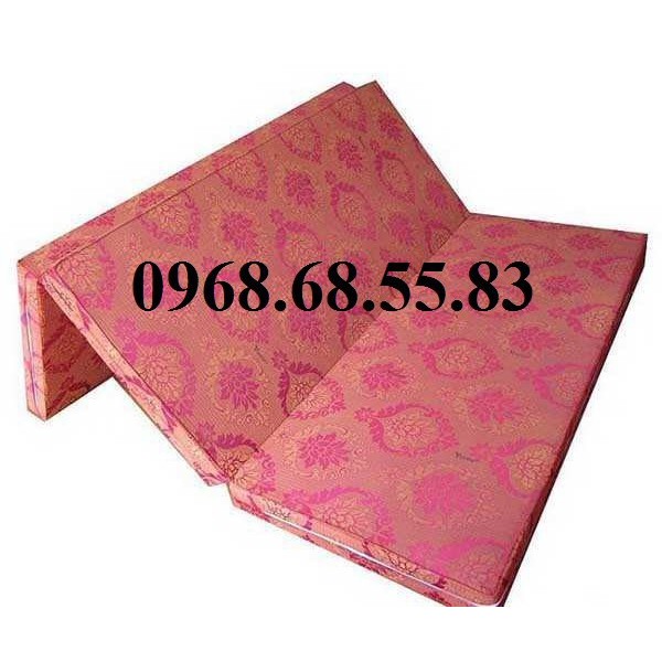 ĐỆM BÔNG ÉP HÀN QUỐC 1M2x1M9. 5cm Tặng kèm ga+gối chun cao cấp