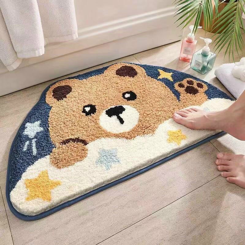 Thảm cừu 5d kt 40*60 có lớp chống trượt.