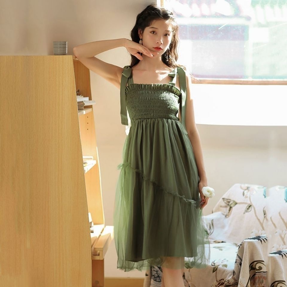 Đầm Hai Dây Thiết Kế Mới Xinh Xắn Thời Trang Dành Cho Mùa Hè