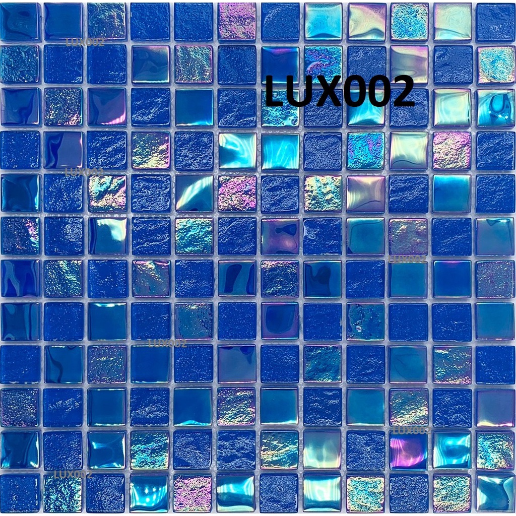 Gạch mosaic thủy tinh cao cấp G7LUX002  gạch mosaic bể bơi, gạch mosaic ốp bếp, gạch mosaic trang tr
