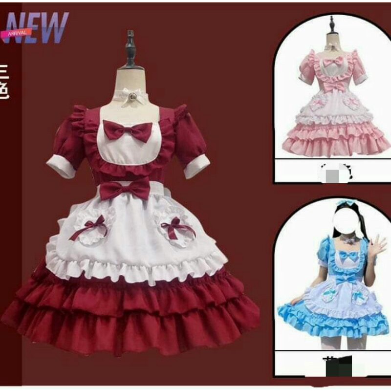 [order] Maid ngắn cosplay Hầu gái dễ thương | BigBuy360 - bigbuy360.vn