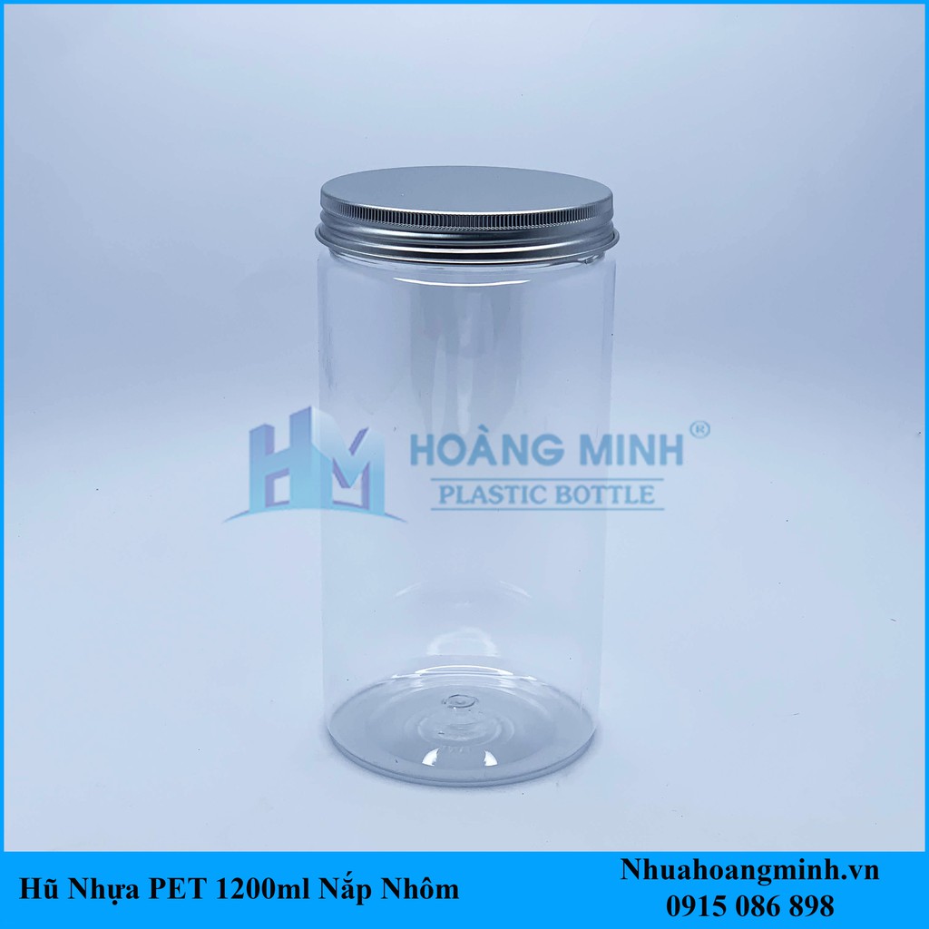 Combo 10 Hũ Nhựa PET 1200ml Nắp Nhôm Giá (Sỉ) Xuất Xưởng 0989 790 396