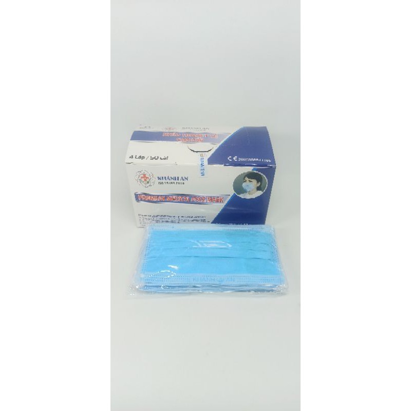 50 cái khẩu trang xanh Khánh An