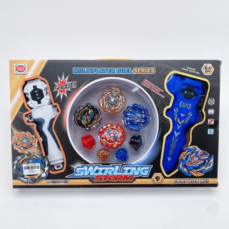 [CỰC SỐC] Bộ đồ chơi 4 Quay Beyblade và bàn đấu - Video,hình ảnh thật