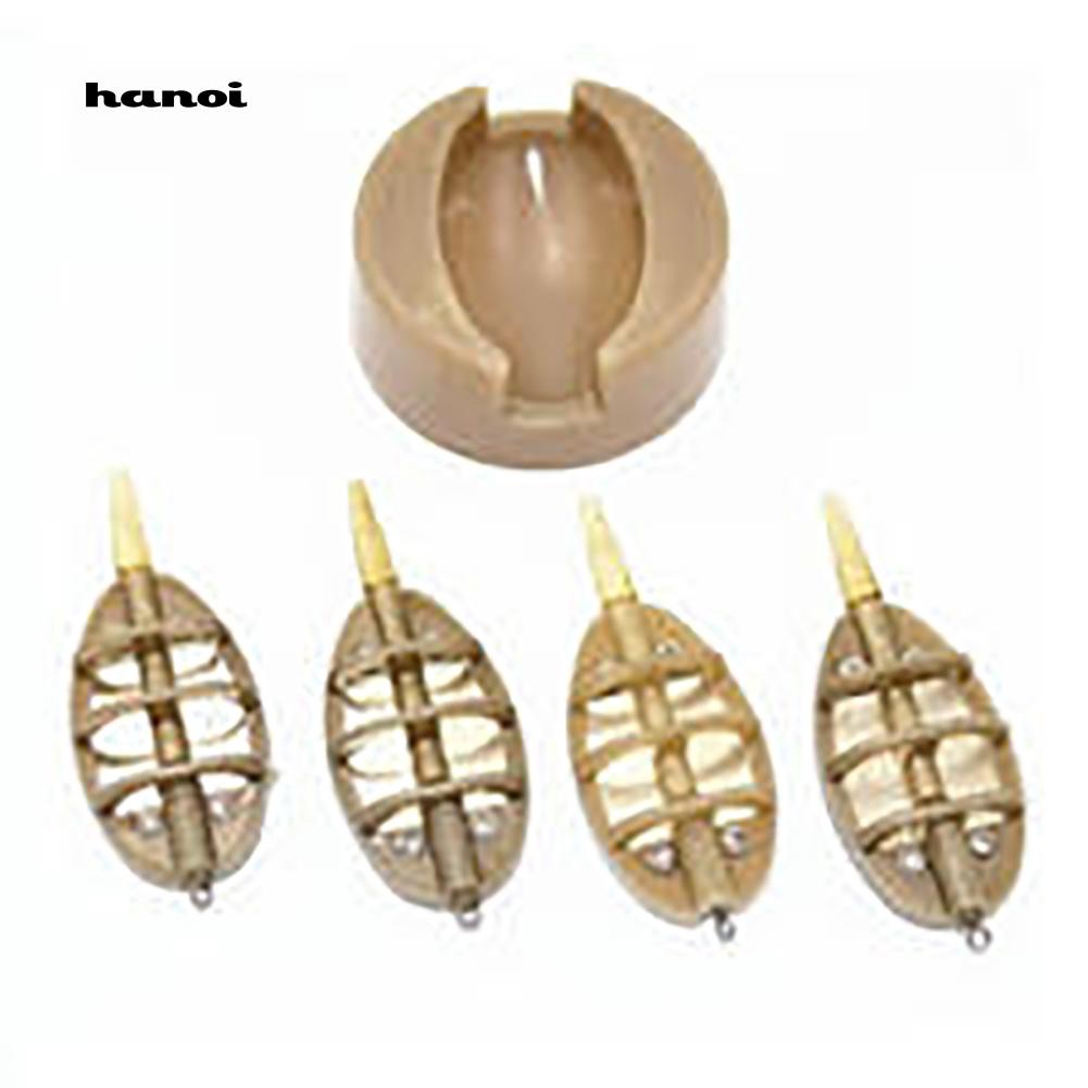 Set 4 lồng giữ mồi câu cá chép kèm khuôn