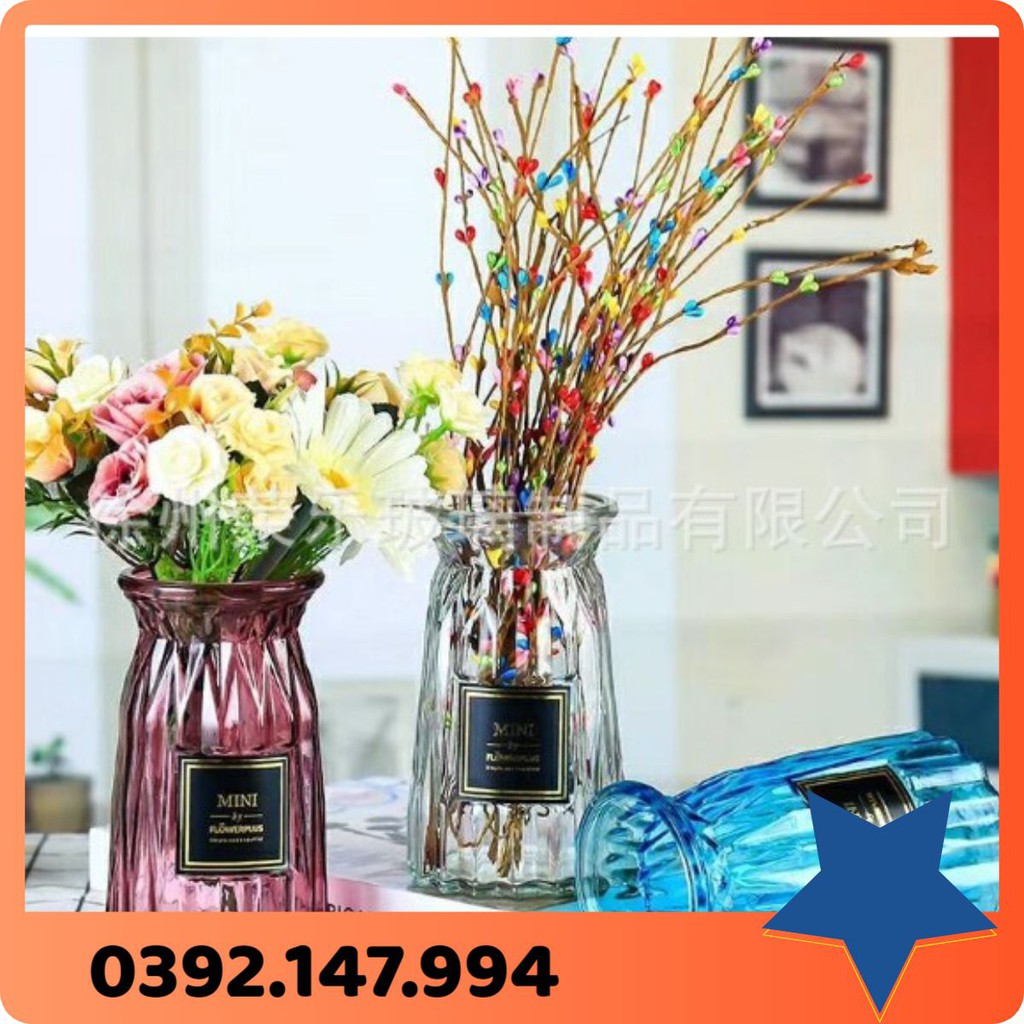 Lọ Hoa Thủy Tinh Tặng Kèm Ruy Băng Nơ đẹp