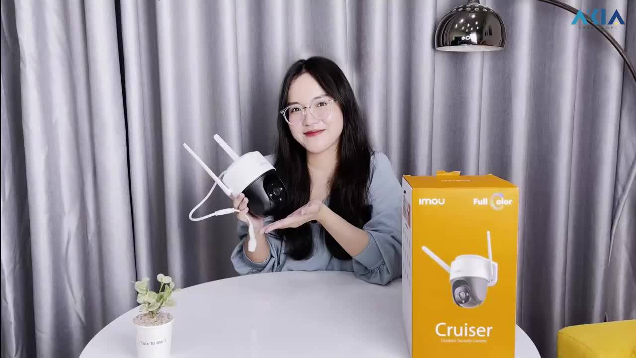 Camera ngoài trời xoay 360 độ IMOU Cruiser, wifi quay có màu ban đêm, cam giám sát cảnh báo chuyển động, có còi hú | BigBuy360 - bigbuy360.vn