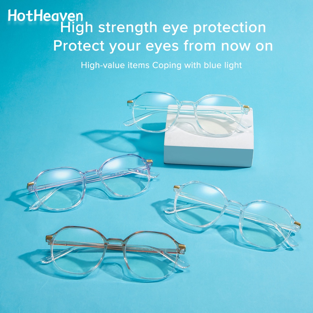 Kính Mát Gọng Nhựa Chống Bức Xạ Ánh Sáng Xanh 4 Màu Tùy Chọn Thời Trang Cho Nam Và Nữ