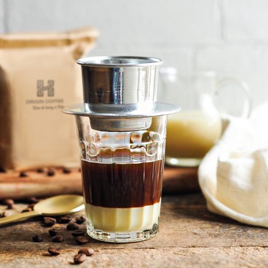 Cà phê rang xay pha phin gu vị Nhẹ Nhàng, cafe nguyên chất mộc sạch arabika robusta culi 100% H Origin Coffee, 500g | BigBuy360 - bigbuy360.vn