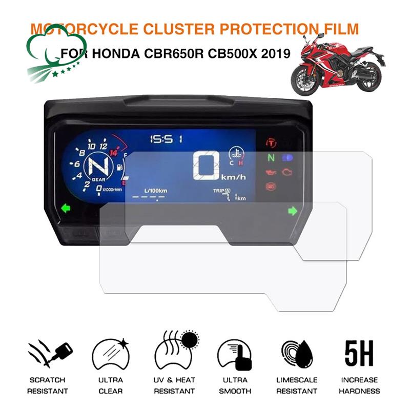 Miếng dán TPU bảo vệ màn hình điều khiển chống trầy cho Honda CBR650R / CB650R / CBR500R / CB500F/X 2019+