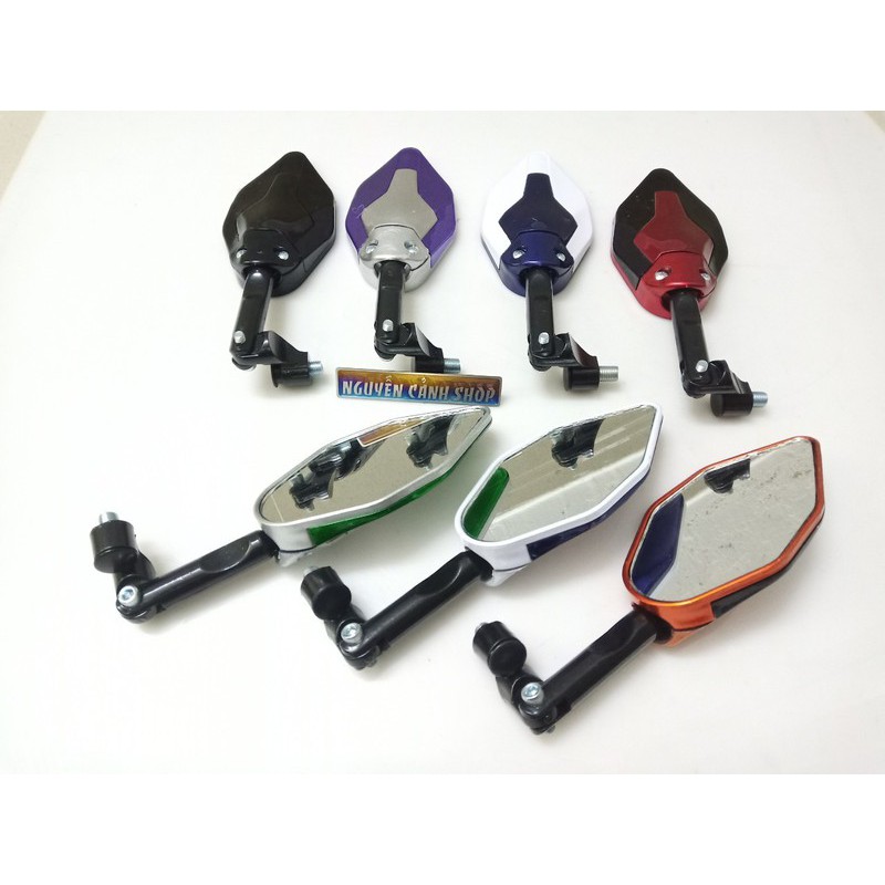 Gương hậu xe máy kim loan mẫu air blade chân 10li