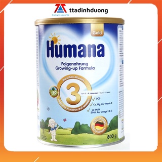 Sữa Humana gold 3 loại 800gr