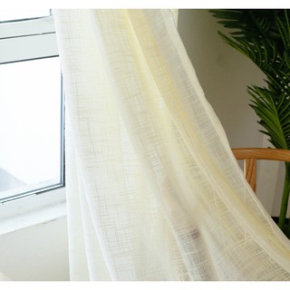 Rèm voan xô Khoen Lỗ, Khoen Ri Đô, Rèm Dán VÀNG KEM nhiều size khác nhau