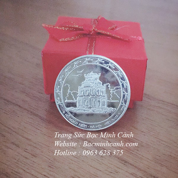 Đồng Bạc Đánh Gió Hình Tháp Rùa