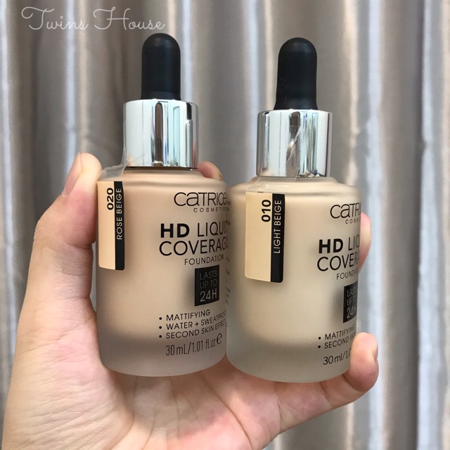 Kem Nền 24h CATRICE HD Liquid Coverage Foundation 30ml