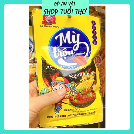 Snack mỳ trộn dẻo dai thơm ngon mê ly