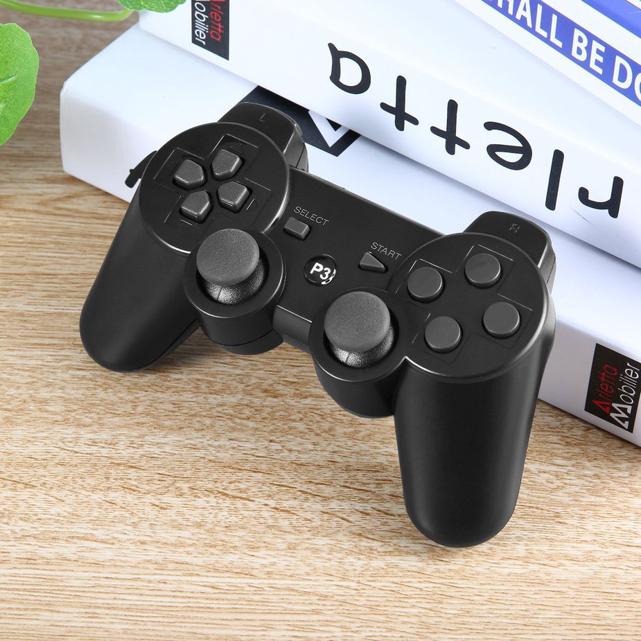 Tay cầm điều khiển chơi game cho máy Sony PS3 kích thước 155x100x51mm kèm dây cáp USB