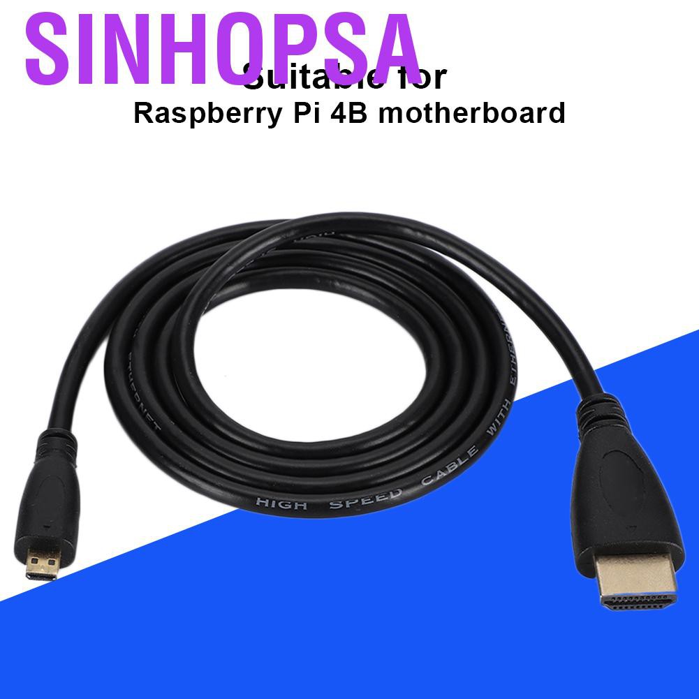 Cáp Chuyển Đổi Sinhopsa Micro Sang Hdmi 1440p / 1080p / 1080i / 720p / 480p Cho Raspberry Pi 4b