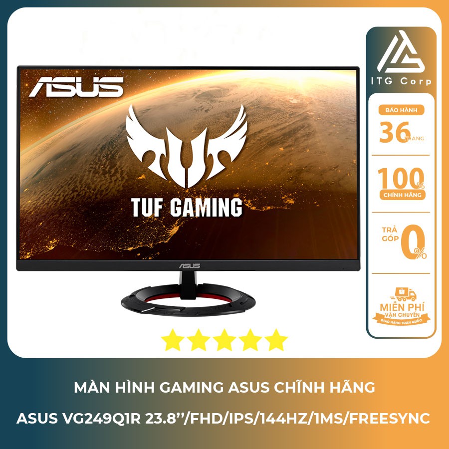 Màn hình Asus VG249Q1R (23.8inch/FHD/IPS/144Hz/1ms/HDMI+DP+Audio/FreeSync) | BigBuy360 - bigbuy360.vn