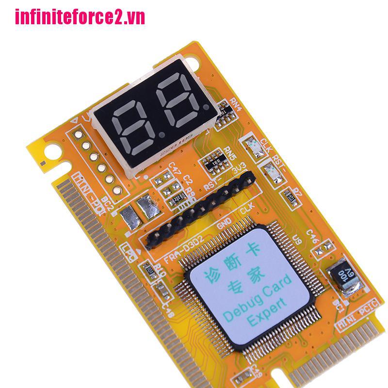 2 Thẻ Chẩn Đoán Mini Pci-E Lpc Pc 3 Trong 1