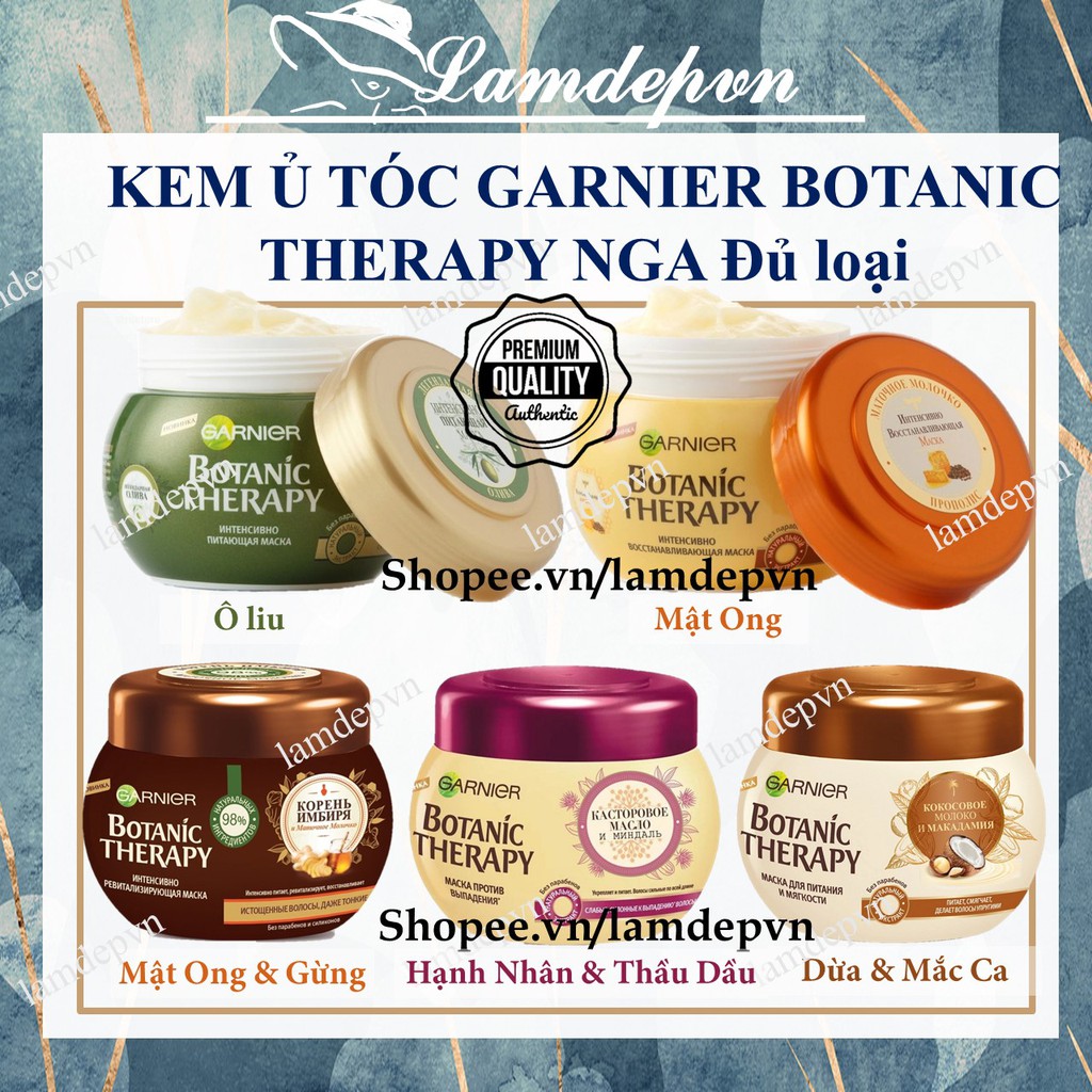 KEM Ủ TÓC GARNIER BOTANIC THERAPY NGA Đủ loại